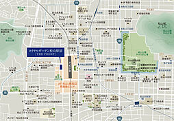 ロイヤルガーデン松山駅前 The FRONT 現地案内図