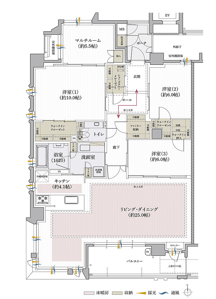 クレアホームズ道後上市 ザ・プレミアム 間取り I【MENU PLAN2】