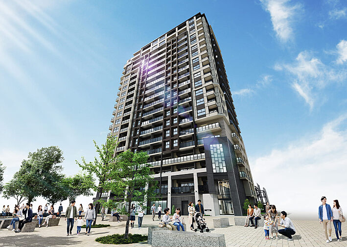 クレアホームズ松山駅 J.CRESTタワー 外観