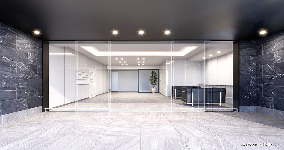 イーグルコート京都二条 エントランスホール完成予想図