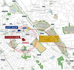 ローレルコート赤池 現地案内図