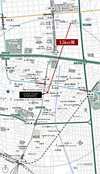 ローレルコート上前津 現地案内図