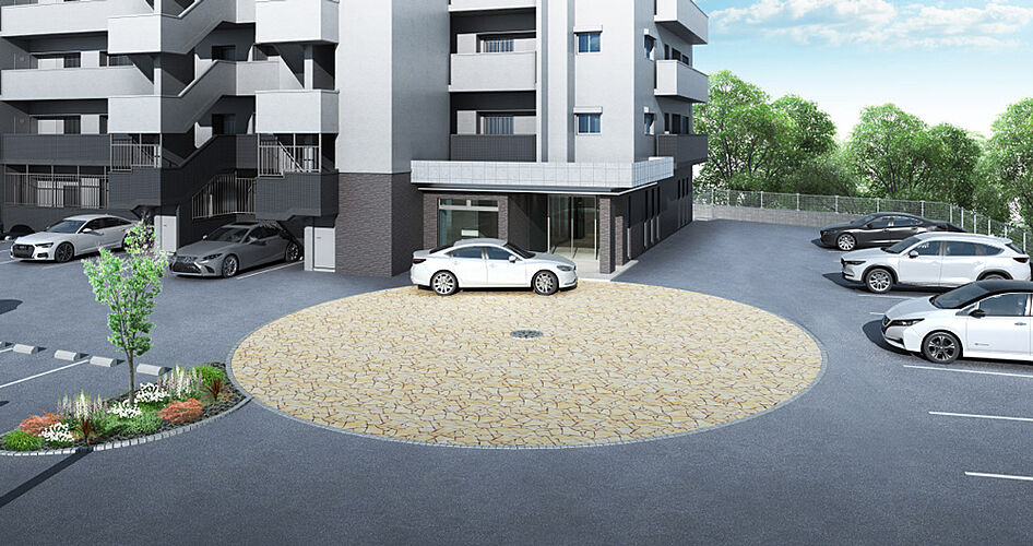 ヴェルディ・ザ・ガーデン大塚 アプローチ完成予想図