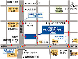 ヴェルディ祇園［フェリス］ モデルルーム案内図