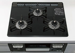 ヴェルディ庚午北コンフォート ガラストップ3つ口ガステーブル