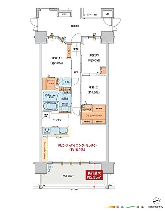 ヴェルディ庚午北コンフォート 間取り B