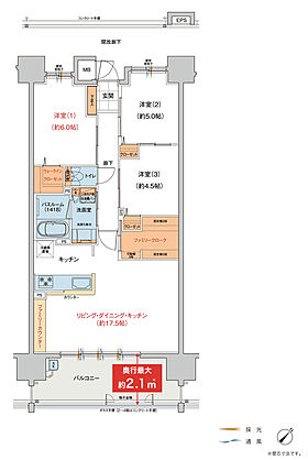 ヴェルディ・プロムナード［祇園］ 間取り B