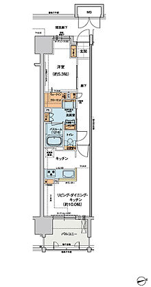 ヴェルディ・ザ・タワー広島Sta. 間取り G