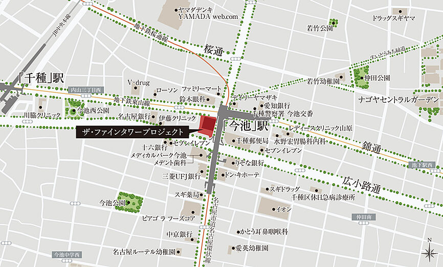 現地案内図