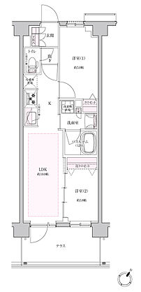 ブリシア大宮 氷川の杜 間取り Bg