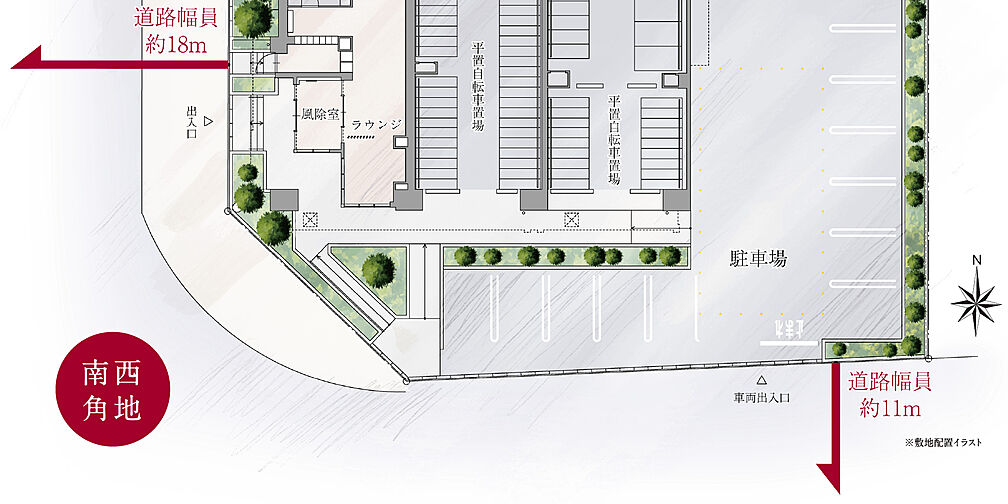 リフローレ岡崎駅 SOUTH 共用部