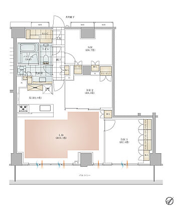 イノバス不動前 間取り CC