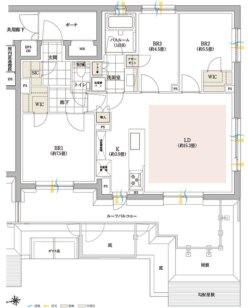 イノバス市谷仲之町 間取り Ir