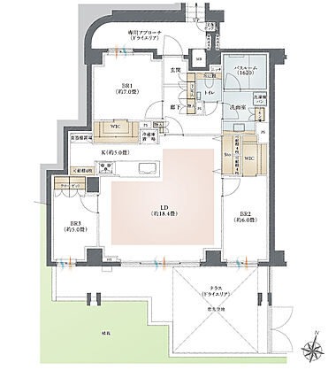 イノバス王子本町 間取り St
