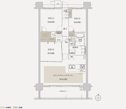 グランザ千種茶屋ヶ坂 間取り B