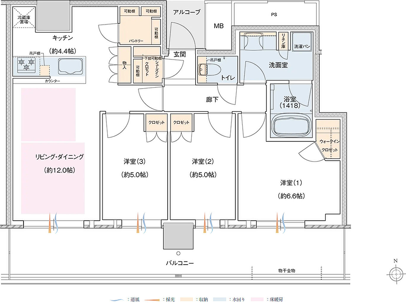 J.GRAN TOWER 京都向日町 間取り BC