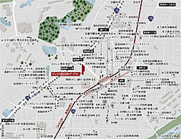 ヴェリテ富田林ザ・グラン 現地案内図