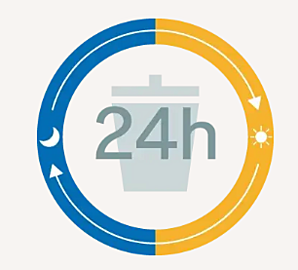 ヴェリテモア大阪梅田 24時間ごみ出し可能