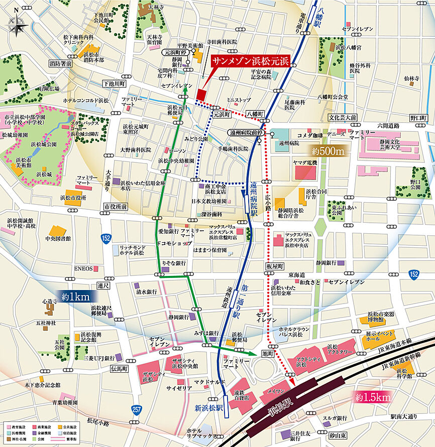 現地案内図