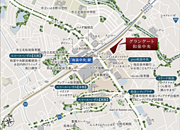 グランゲート和泉中央 現地案内図