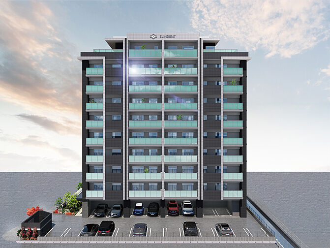 サングレート今宿駅南 外観