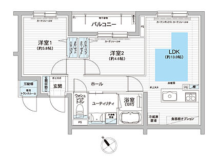 グランファーレ南郷13丁目駅前 間取り G