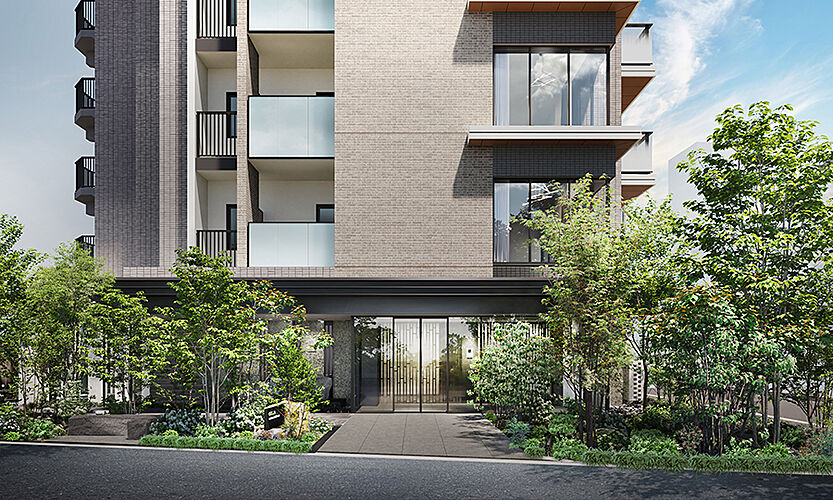 シエリア代官町 エントランス完成予想図