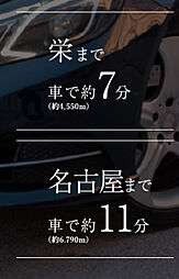 シエリア覚王山 アクセス図