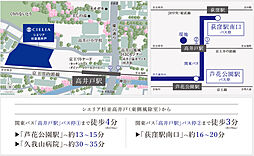 シエリア杉並高井戸 アクセス図