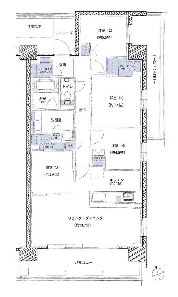 シエリアシティナゴヤドーム前矢田 間取り SP