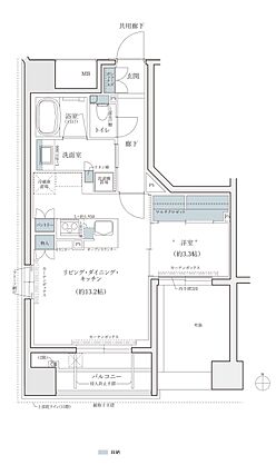 シエリア京都烏丸五条／室町五条 間取り 【烏丸五条】E