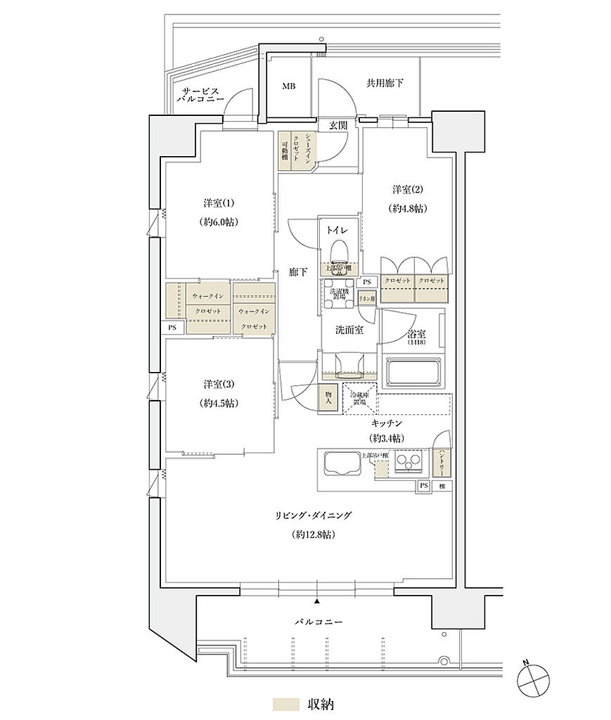 シエリア守口 間取り A