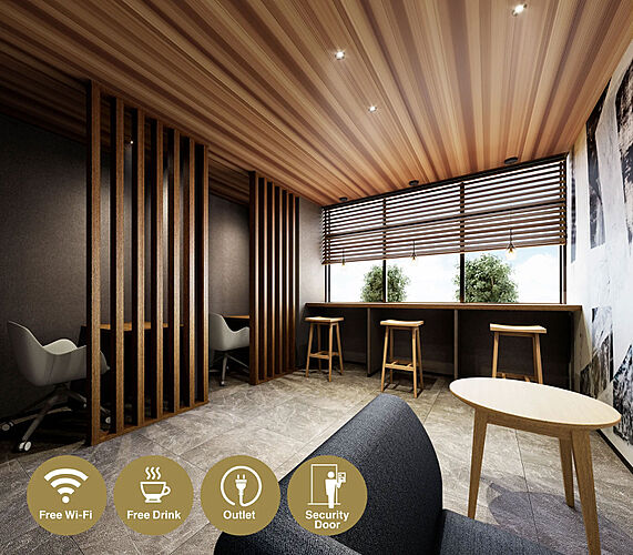 エステムコート御堂筋あびこIIフェアリー オーナーズラウンジ完成予想図