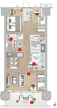 ソライエ東松山 間取り G