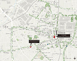 Tステージ フラッグス・ザ・トヨタ モデルルーム案内図