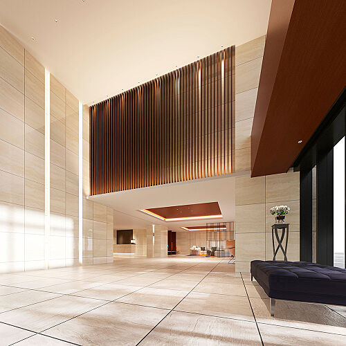 Tステージ フラッグス・ザ・トヨタ エントランスホール完成予想図