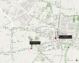 Tステージ フラッグス・ザ・トヨタ 現地案内図