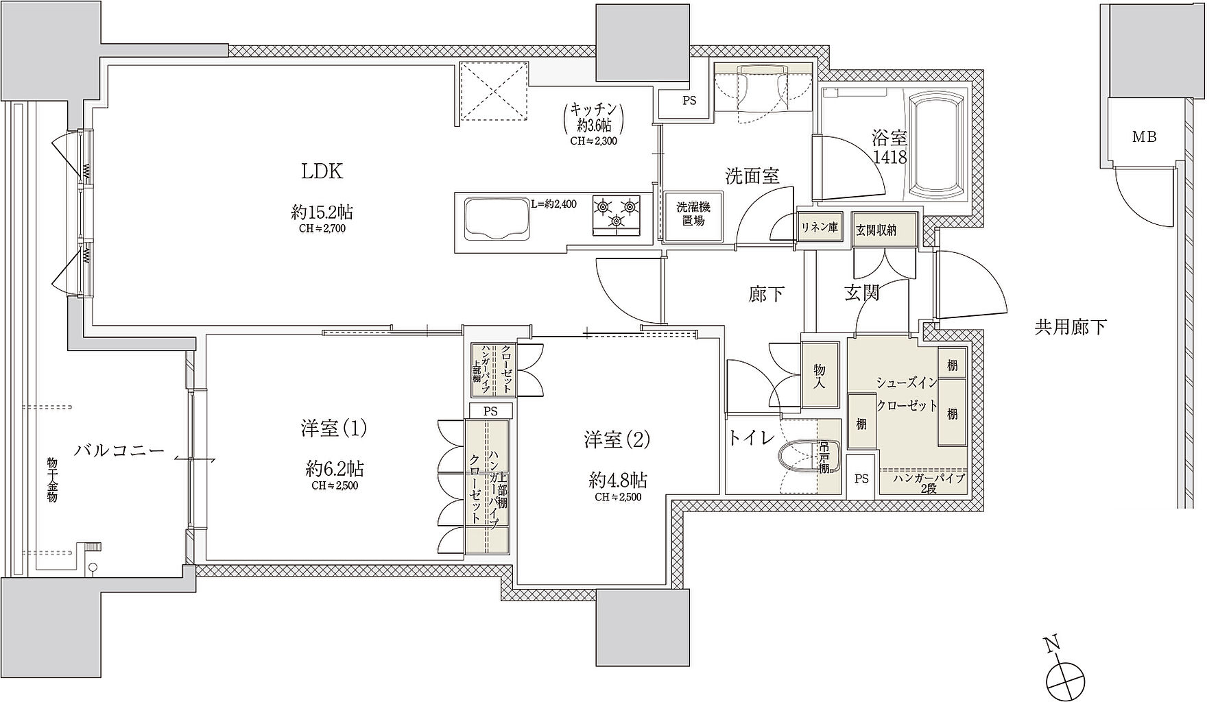 Tステージ フラッグス・ザ・トヨタ 間取り C1