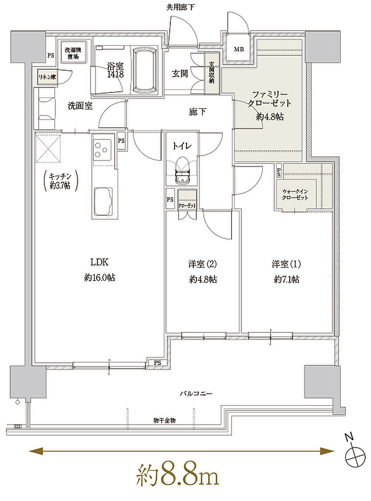 Tステージ豊田浄水arc. 間取り D