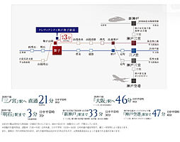 クレヴィアシティ神戸舞子駅前 アクセス図