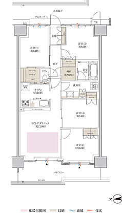 クレヴィアシティ神戸舞子駅前 間取り AB