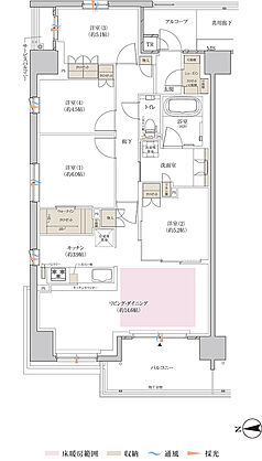 クレヴィアシティ神戸舞子駅前 間取り AA