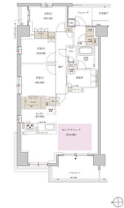 クレヴィアシティ神戸舞子駅前 間取り AA【MENU2】