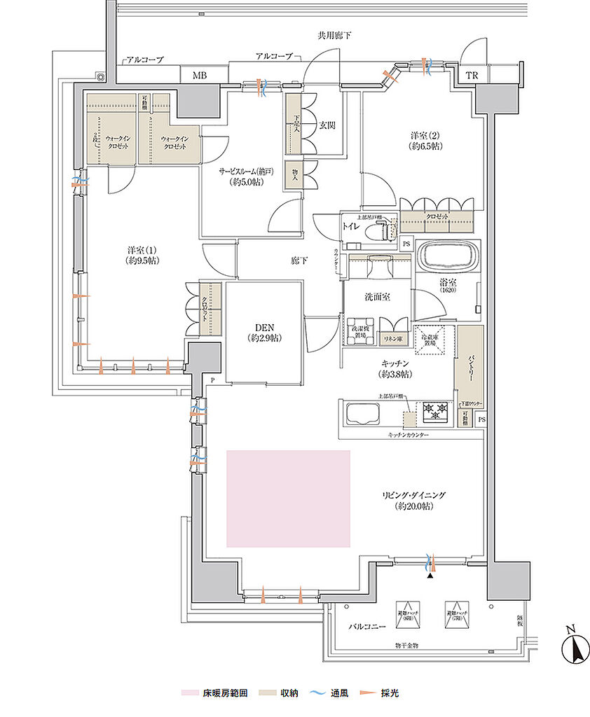 クレヴィアシティ神戸舞子駅前 間取り CK【MENU1】