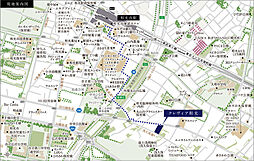 クレヴィア和光 現地案内図