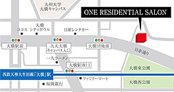 クラブスタイル神松寺 モデルルーム案内図