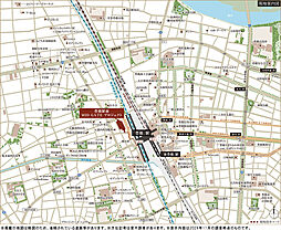 豊橋駅前MID GATE プロジェクト 現地案内図