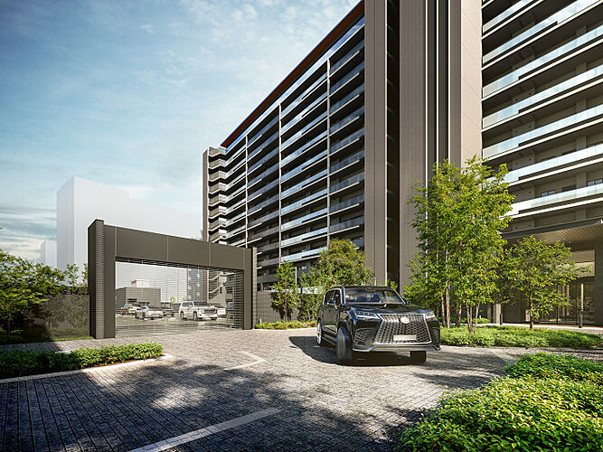 アネシア南六郷 カーポートゲート完成予想CG