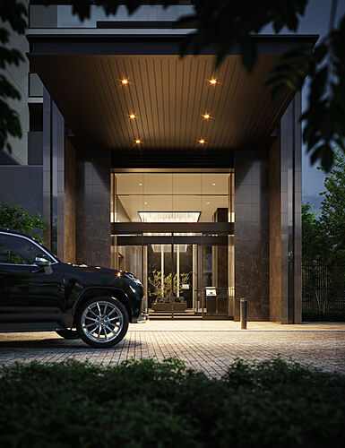 アネシア南六郷 グランドエントランス完成予想CG