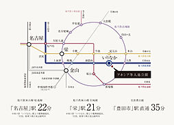 アネシア隼人池公園 アクセス図